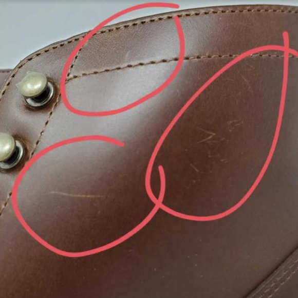 New men's 12 J Crew Kenton leather cap toe boots - Picture 9 of 15